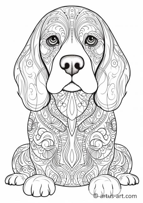 Page de coloriage Beagle